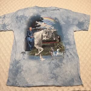 The Mountain t-shirt Hillary Clinton on a unicorn, Bill Clinton White House 2XL